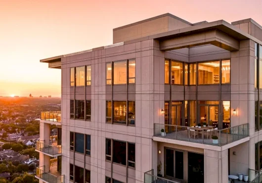 $11M Penthouse atop Houston’s Belfiore turned a raw concrete shell into a mansion in the sky
