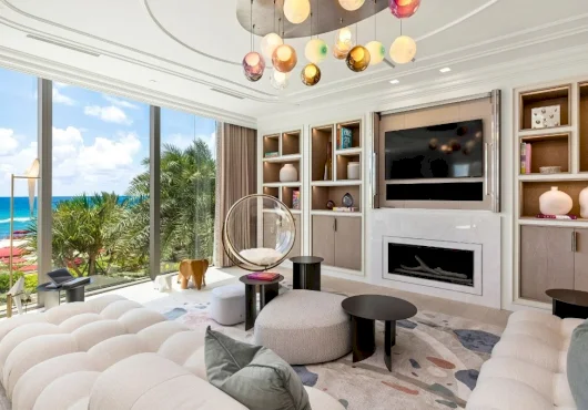 Glam $59.5M Miami condo has 3 kitchens, a 700-sq-ft closet, and a lobby designed by Karl Lagerfeld
