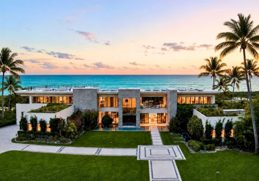 Priced at $45M, this sprawling Vero Beach estate spans 3 oceanfront acres — from A1A to the Atlantic