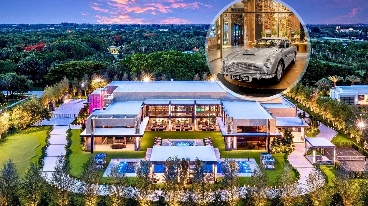 In Florida’s Delray Beach, an $85M James Bond-inspired estate showcases the Aston Martin used in ‘Skyfall’