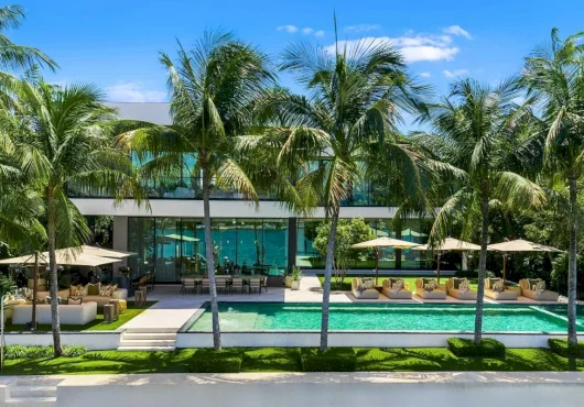 In Miami Beach, a bespoke $68.5M La Gorce Island mansion was designed like a global luxury brand