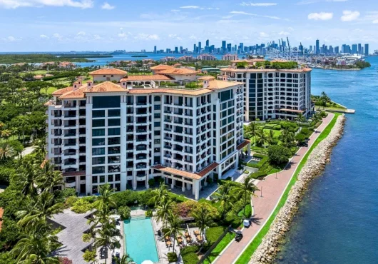 In Miami, two Fisher Island condos become one extraordinary $36.25M waterfront residence