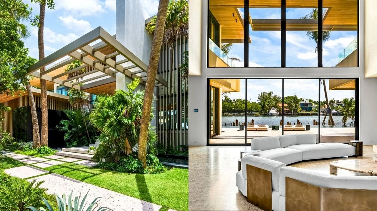 Miami Beach mansion with a suspended Ferrari and private nightclub sells for record $51.5M