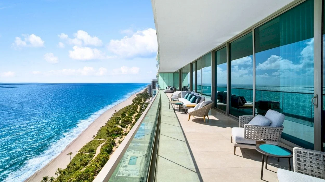$38.5M Bal Harbour sky home has facial-recognition elevator and 2,300+ sq ft of terraces