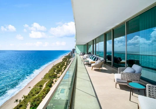 $38.5M Bal Harbour sky home has facial-recognition elevator and 2,300+ sq ft of terraces