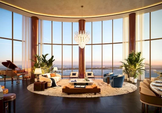 $53M pair of mega-penthouses crowns Miami’s tallest condo tower