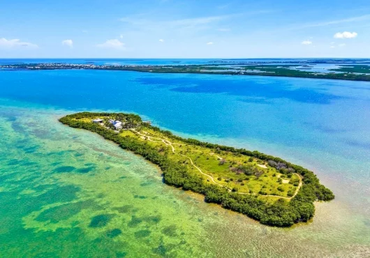 This $16.9M Florida Keys listing is an entire 10-acre private island, compound included