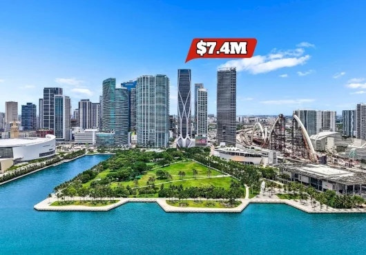 Miami’s coolest new listing sits in iconic Zaha Hadid tower, home to the Beckhams and Marc Anthony