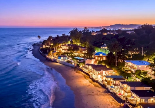$7.6M Montecito beach cottage sits directly on the sand — and can become one big home
