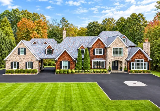 Greenwich, CT mansion has its own roller hockey rink, golf simulator and 800-square-foot theater